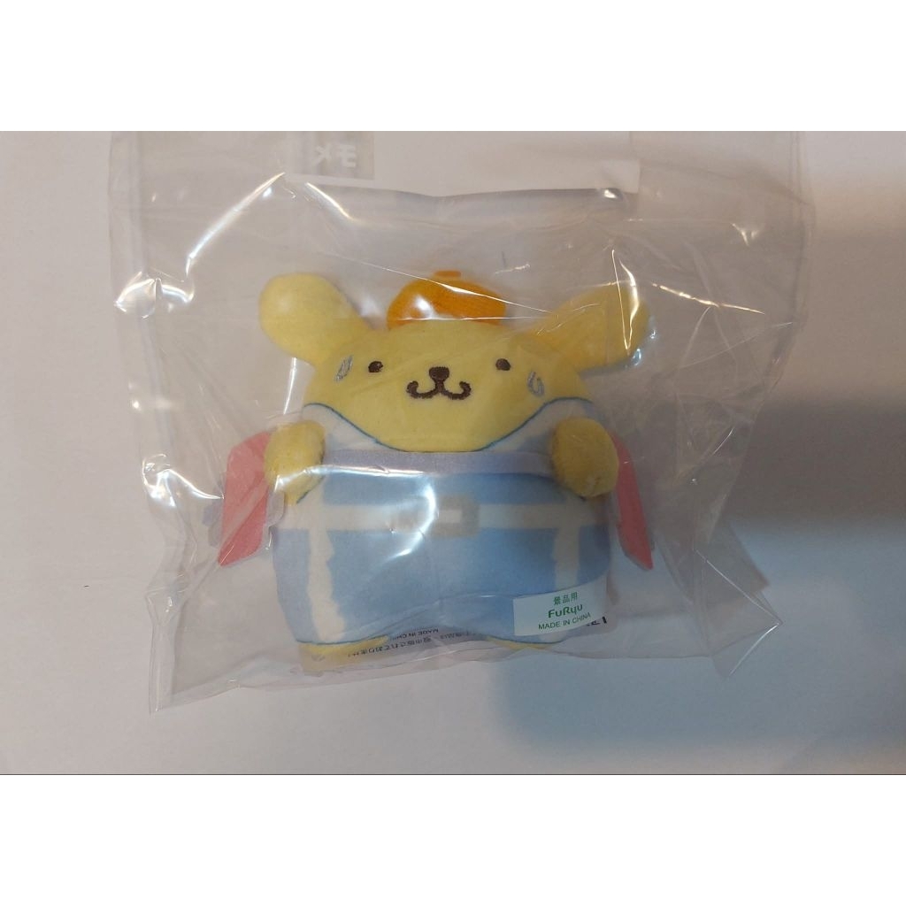 現貨 sanrio 三麗鷗 景品 布丁狗的幸福日常 舉重布丁狗 吊飾 娃娃 玩偶 吊娃  pompompurin