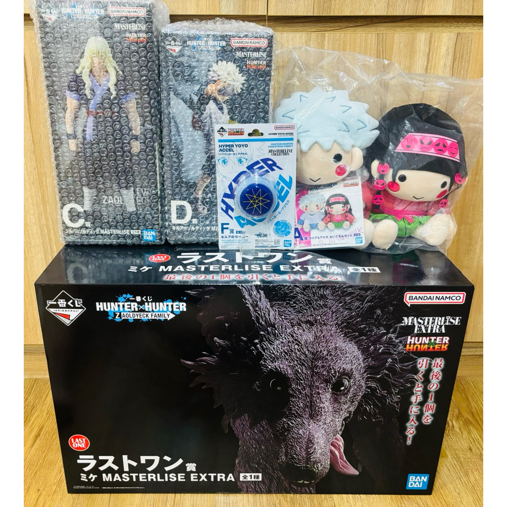 《LEO》一番賞 獵人Hunter 揍敵客家族 A賞 阿路加奇犽 娃娃 B賞 桀諾 C賞 席巴 D賞 奇犽 最後賞 三毛
