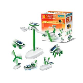 【海夫健康生活館】Pro’sKit 科學玩具 6合1太陽能教育組 雙包裝 (GE-610)