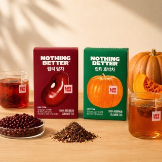 韓國🇰🇷NOTHING BETTER 紅豆水 /南瓜水 LUV TEA 天然 紅豆茶 南瓜茶 養生茶包 即泡即飲