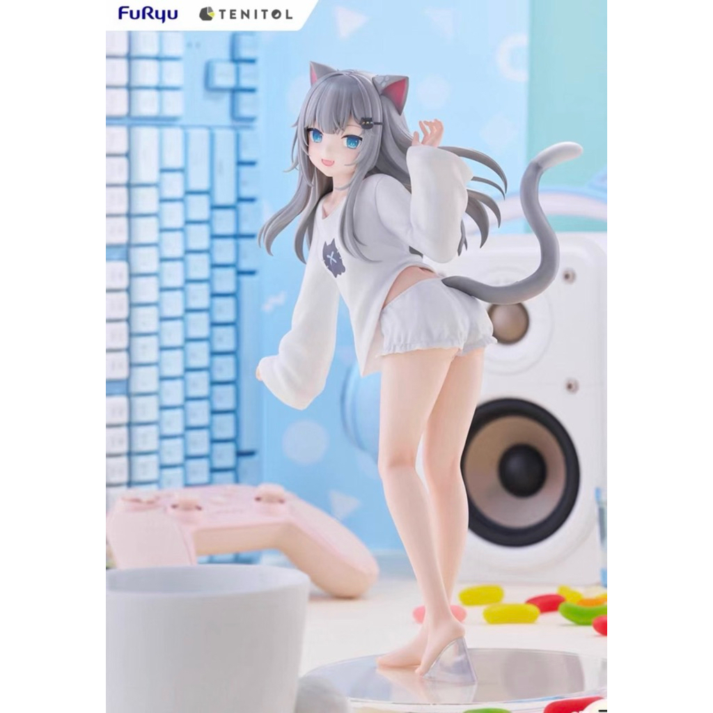 【小龍便宜公仔】全新 正版 FuRyu TENITOL Vtuber Nachoneko 甘城なつき 甘城貓貓 PVC
