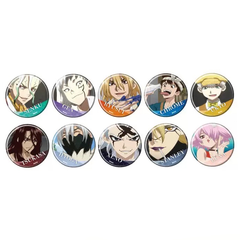 Dr.STONE 新石紀 新石紀元角色徽章 10款