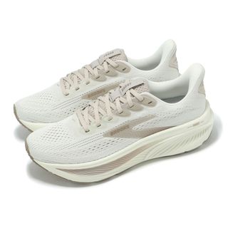【BROOKS】GHOST 17 魔鬼系列 慢跑鞋 平穩型避震緩衝-120431-1B092-米灰\女