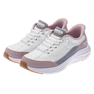 【SKECHERS】休閒系列 瞬穿舒適科技 CONTOUR FOAM 寬楦-150404W-白紫\女