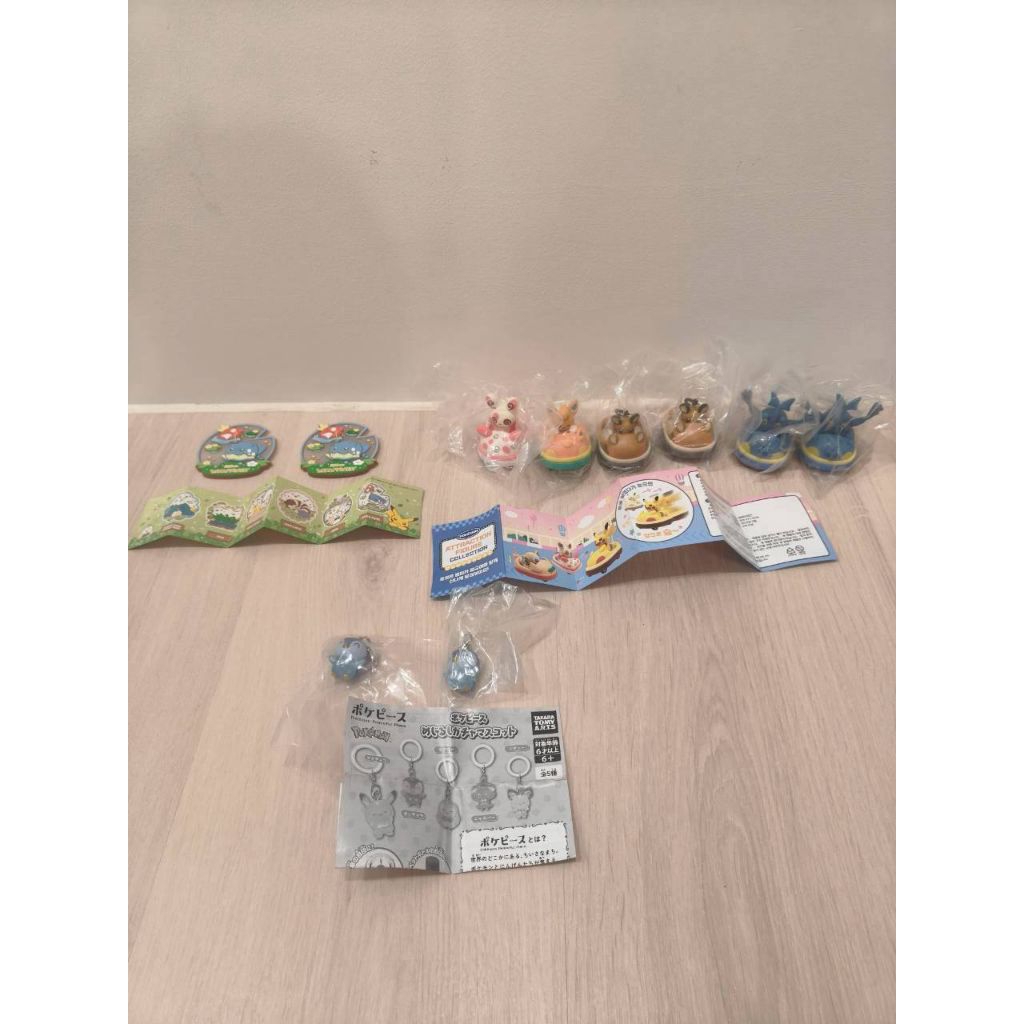 ［全新］寶可夢週邊賣場 波加曼 海豹球 晃晃斑 咚咚鼠 赫拉克羅斯 布撥 妙喵 皮卡丘 伊布