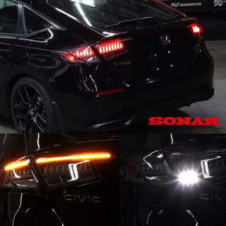 SONAR 台灣秀山燈具 HONDA CIVIC 11代流水方向燈 賓士立體矩陣設計 全新