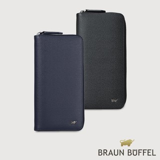 【BRAUN BUFFEL】安德勒-1 12卡拉鍊長夾-多色賣場(德國小金牛台灣總代理)/BF531-601