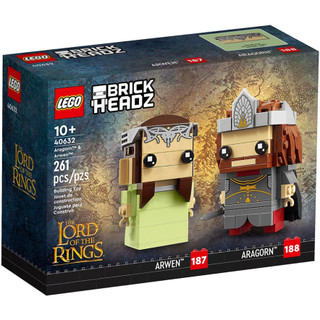 【高雄天利鄭姐】樂高LEGO 40632 亞拉岡™ 與亞玟™大頭娃娃BrickHeadz™