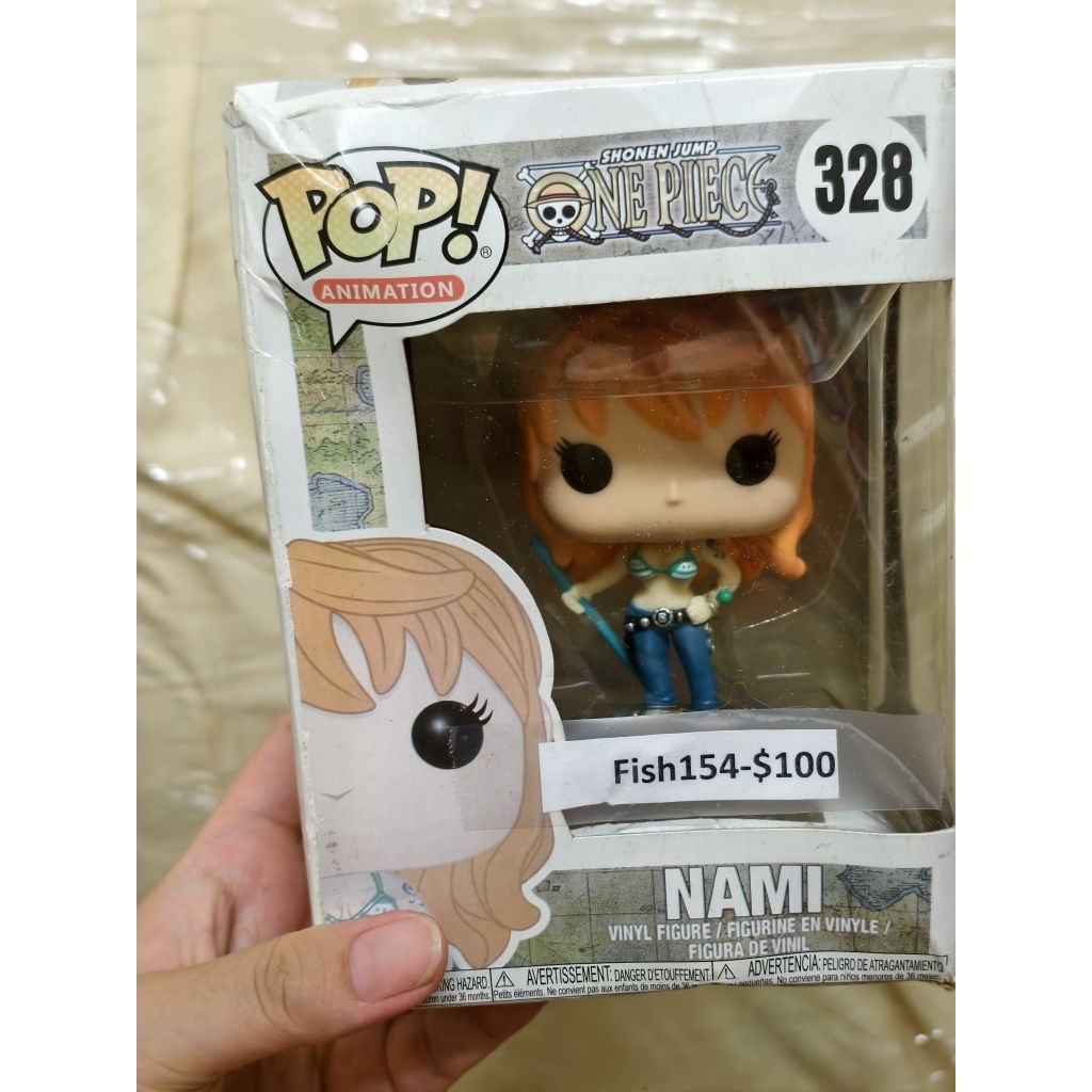 娜美 Pop佛郎基 大頭佛郎基 pop329 透明盒佛郎基公仔 FRANKY