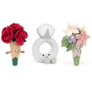 🌐國際代購🌐英國Jellycat Amuseables Rose Bouquet紅玫瑰花束(35cm)🌐