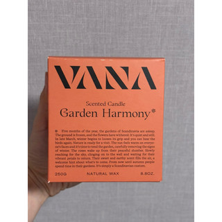 全新VANA 光之季節 Garden harmony瑞典香氛蠟燭250g 清爽檸檬調 純天然植物蠟 送禮推薦 室內香氛
