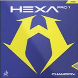 達叔乒乓桌球-專業隊內訓HEXA PRO 1 CHAMPION (XIOM) 半粘半澀 德製高彈內能藍海綿 免灌油