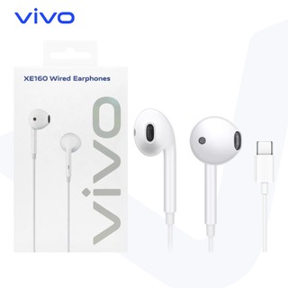 vivo 原廠官方正品 XE160 Type-C 半入耳式耳機【類比音訊】適用低中階安卓手機