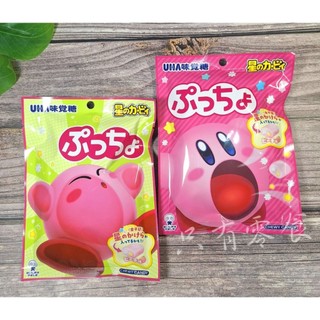 ✓只有零食✓‼️現貨不用等 日本 UHA 味覺糖 星之卡比 水蜜桃軟糖 50g