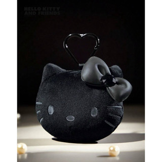 現貨供應中｜24H出貨🚚｜HELLO KITTY 正版授權 聯名3D絨毛吊飾鑰匙圈｜灰/黑兩色｜包包掛飾｜鑰匙圈｜含吊牌