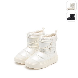 【FILA】中性 PUFFER BOLD BOOTS 雪靴-米白 4-C631Z-100
