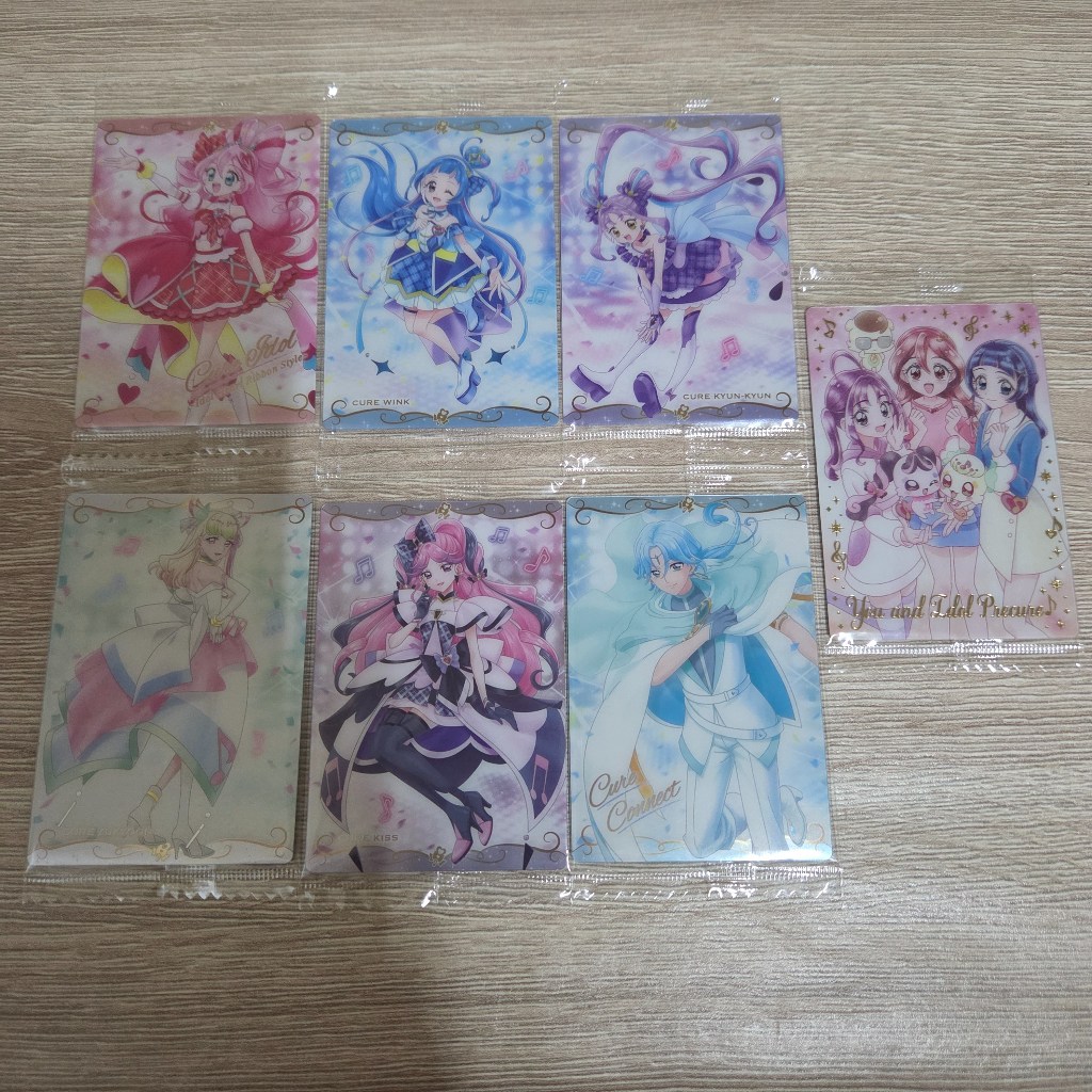 偶像idol光之美少女你與我 威化餅 食玩卡 餅卡 卡片 偶像天使 俏麗天使 心動天使 心戀天使 親親天使 連結天使