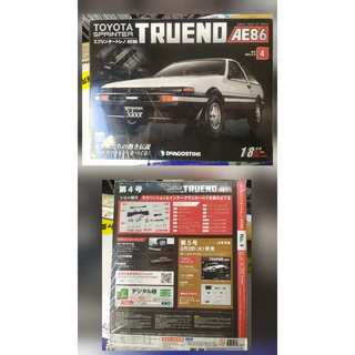 DeAGOSTINI 豐田 SPRINTER TRUENO AE86 1/8模型 第4號