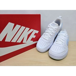 ✩Pair✩ NIKE COURT BOROUGH LOW FADE (GS) 大童鞋 IQ6529-100 皮面 百搭