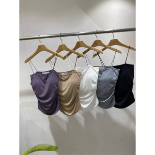 韓國代購🇰🇷東大門 垂墜感抓皺Bra Top🔅as