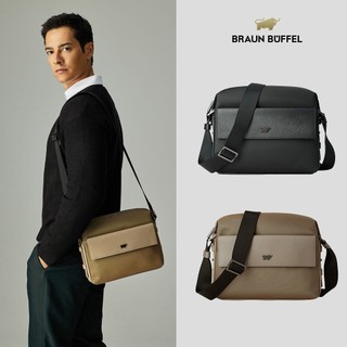 【BRAUN BUFFEL】尼爾-D 橫式斜背包-多色賣場(德國小金牛台灣總代理)/BF592-62