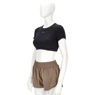 Nike CLSC Baby Tee Bra 女款 黑色 瑜珈 輕度支撐 運動 內衣 短版 短袖 HF5418-011