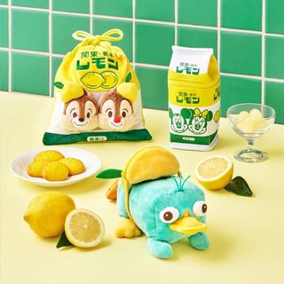 [現貨] 日本迪士尼 Disney Store 奇奇蒂蒂 Chip & Dale 栃木 檸檬 餅乾束口袋