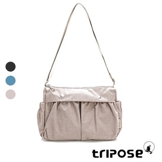 tripose DIAZ微皺尼龍輕量抓皺多格層斜背包