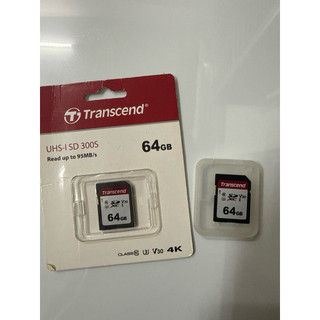 二片一起賣 Transcend 創見 64G SD記憶卡 UHS-I SD 300S TS64GSDC300S