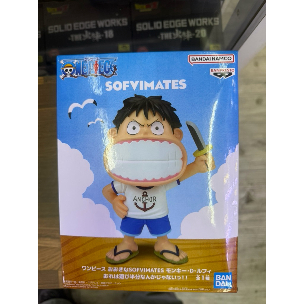 正版 景品 海賊王 SOFVIMATES 蒙其·D·魯夫 魯夫 路飛 我可不是玩玩的！！ 公仔 模型