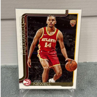 NBA 球員卡 Asa Newell RC 新人卡 2025-26 Topps Atlanta Hawks