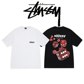 Stussy Rollers Tee 短袖 25SS新款 紅色骰子logo印花 T恤