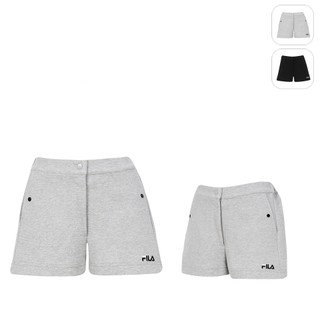 【FILA】女性 針織短褲-中麻灰 5SHA-1419-MY