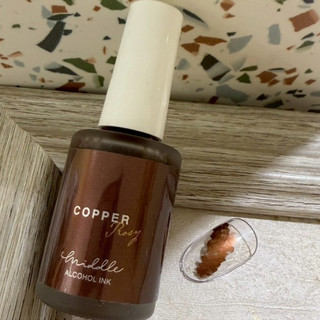 現貨 玫瑰銅 Middle 金屬暈染液 copper 美甲珠光暈染 紅銅色