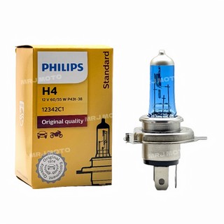 PHILIPS 鹵素燈泡 H4 60/55w 汽車燈泡 機車燈泡 汽車大燈 機車大燈 超白色光 5500K