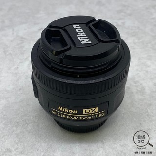『澄橘』Nikon AF-S DX Nikkor 35mm F1.8G 黑《二手鏡頭 無盒裝 中古》A86587