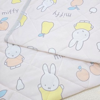 Miffy 米飛兔 涼感床套 單人100*205cm 接觸涼感平鋪式床包 涼感保潔墊 鋪棉床墊 四角鬆緊帶