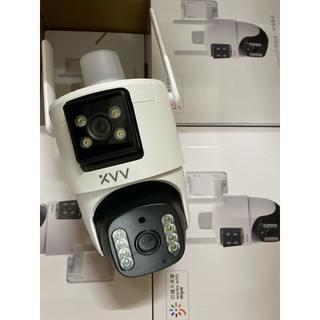 xiaovv支援米家攝影機app 監視器 400萬雙鏡頭室內屋外防水 全綵 無線WiFi 攝影機 鏡頭攝像機