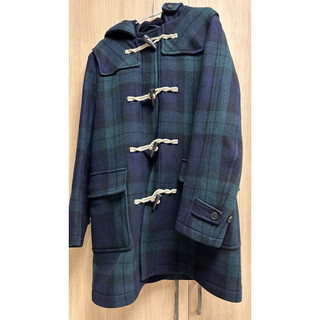 Uniqlo羊毛牛角扣連帽大衣