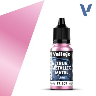 【奧丁模型】Acrylicos Vallejo 真金屬色彩：Crimson Magenta - Light 77107