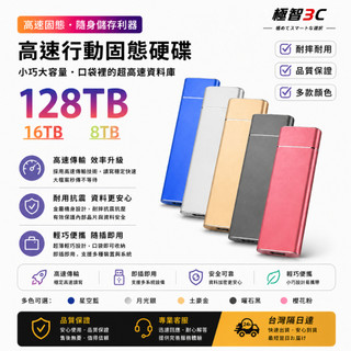 現貨/隔日達🔥SSD移動硬碟 便攜式 固態硬碟32TB 16TB 8TB 4TB 2TB 1TB 隨身硬碟 外接式硬碟