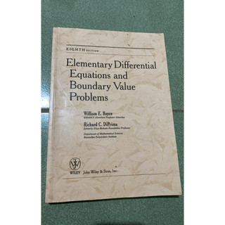 #清倉大拍賣# 二手原文書 Elementary Differential Equations (第8版)