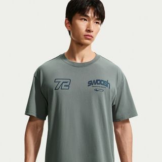 NIKE AS U NSW TEE LSE SPEED AND SPO 男 短袖上衣 T恤 灰-IM3778084
