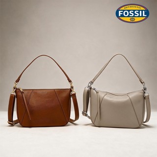 【FOSSIL 官方旗艦館】Skylar 真皮手提側背兩用包 (多色可選)