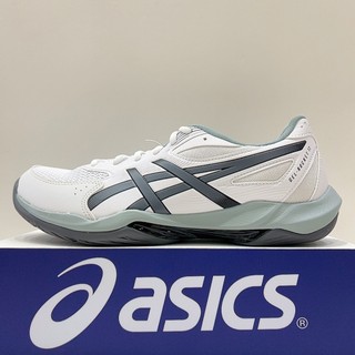 ASICS GEL-ROCKET 12 (2E) 男生 白綠色 寬楦 緩震 排球鞋 羽球鞋 1071A115-105
