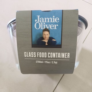 全新現貨 Jamie Oliver 玻璃保鮮盒 特大2700ml