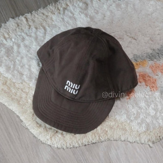 現貨*Miu Miu Denim baseball cap抽繩棒球帽