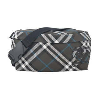 BURBERRY 新款格紋戰LOGO肩背/腰包(棕色)｜100%原廠真品｜JS Maxx官方旗艦館