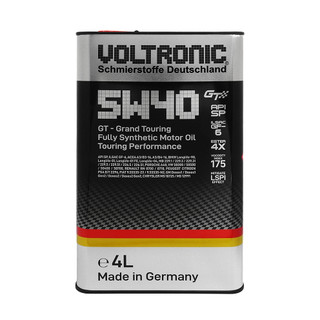 油槍滑掉-摩德 VOLTRONIC® 5W40 GT2 全合成機油 API SP ILSAC GF7 台灣總代理公司貨