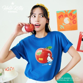 STAYREAL x Hello Kitty 奇想蘋果T